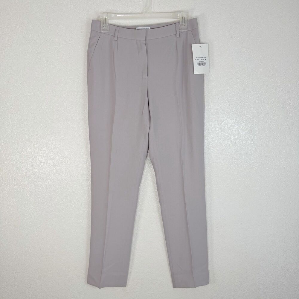 Anne Valerie Hash Pour Cartier Tapered Pants EU 36 Gray Minimalist Designer NWT - Picture 2 of 15